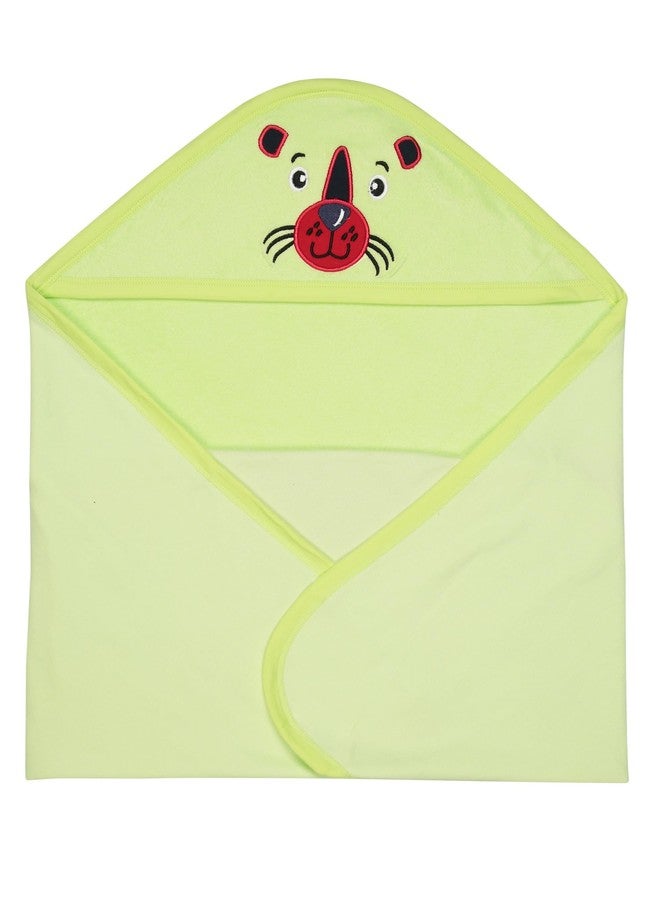BODYCARE Unisex Baby Hooded Wrapper - Green.. - Image 1