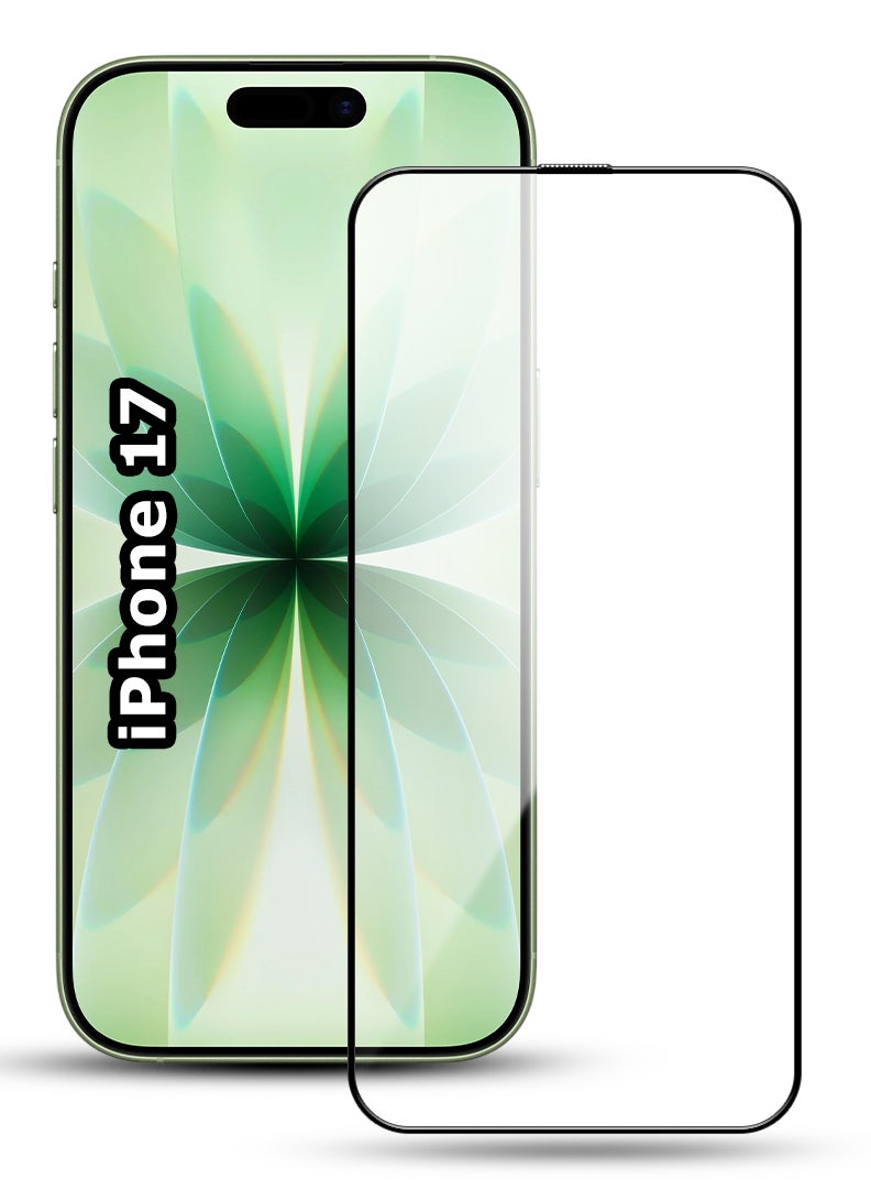 Case Up Screen Protector For Apple iPhone 17 6.3 Inch 9H Hardness Tempered Glass Film, Bubble Free Easy Installation, Full Coverage, Anti Scratch And Touch Sensitive - Image 1