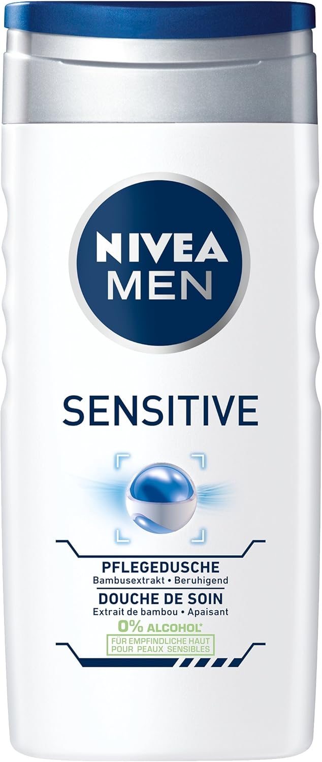 Nivea Men Sensitive Shower Gel Pack of 2 x 250 ml