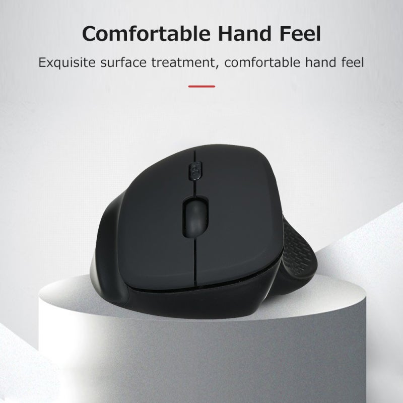 Wireless Vertical Mouse: Black Ergonomic Design - 2.4G Stable 10m Connection, 3-Gear 800/1200/1600DPI for Office and Gaming Use - Image 5