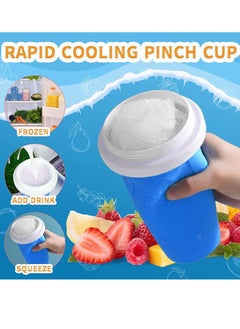 Generic Slushy Maker Cup, Ice Frozen Squeeze Cup Cooling Freeze Mug Milkshake Smoothie  - Image 2