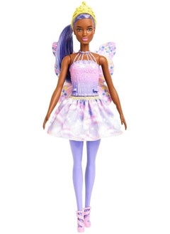 Mattel BARBIE Barbie Dreamtopia FXT02 Doll with Jewelry, Hair and Wings Pink  - Image 2