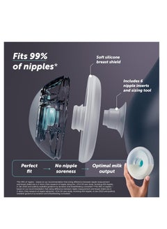 elvie Elvie Stride 2 - Wearable Breast Pump - Hospital-Grade, App-Controlled Double Breast Pump - Hands-Free, Wearable, Ultra-Quiet & Electric with 10-Settings & Rechargeable  - Image 4