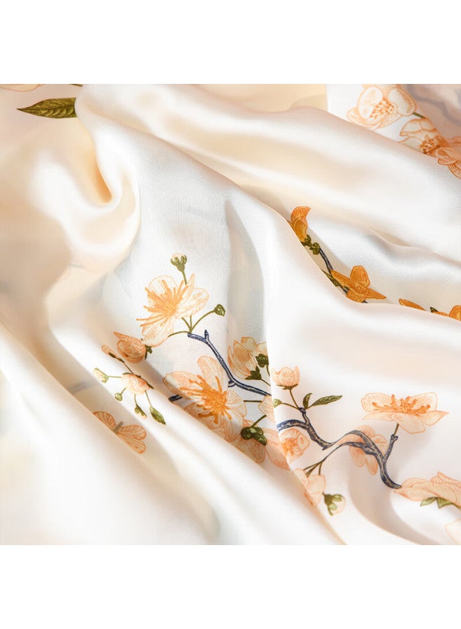 Hang Silk House Hangsi Mansion Silk Scarf Gift Box Group Purchase Shawl Shawl Outerwear Temperament Gift For Elders Mother Birthday Gift Women Practical Summer Chest Pin - Image 5