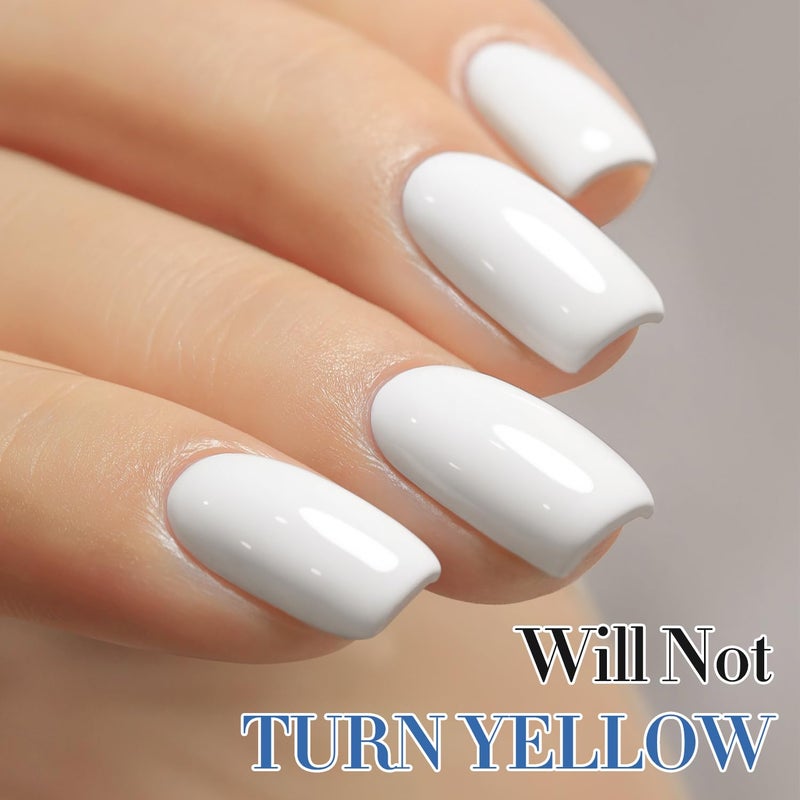 Double Rhythm 15ML No Wipe Gel Top Coat Base Coat Iridescent Glitter Shimmer 2 in 1 Nail Polish Soak Off Manicure DIY Home Salon (Top Coat Clear) - Image 3