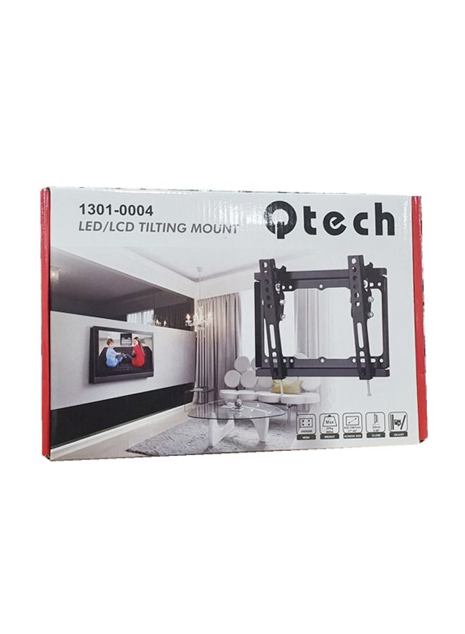 كيو تك قاعدة جدارية قابلة للإمالة لتلفزيونات LED LCD من 17 إلى 42 بوصة وحتى 20 كجم. - Image 2