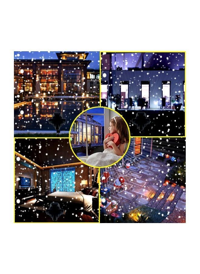 نيبمينينت جهاز بروجيكتور بإضاءة LED على شكل ندفة ثلج ضد الماء أبيض 19x16.5x46.5سنتيمتر  - Image 5