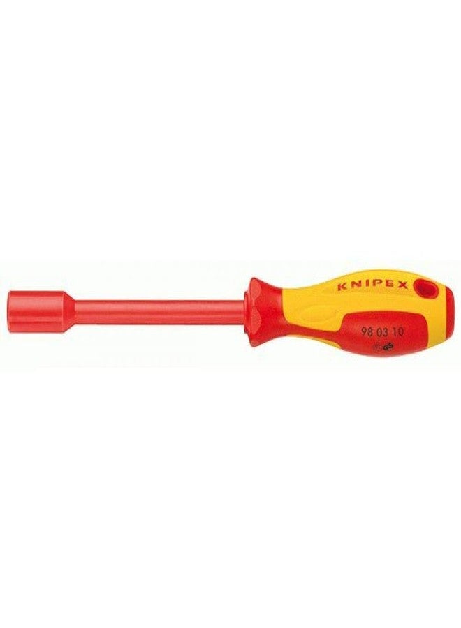 Knipex 98 03 10 Nut Driver with Screwdriver Handle 237 mm, MultiColour