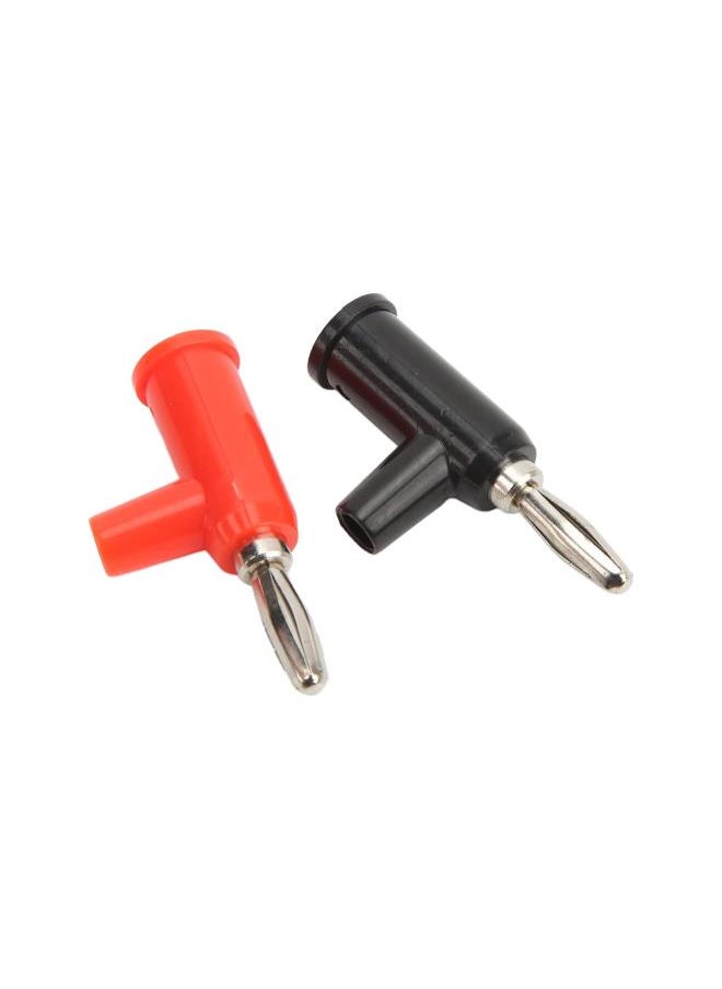 Generic - 10pcs 4mm Banana Plug Solderless Banana Plug Connector Audio Device Stackable Type - Image 1