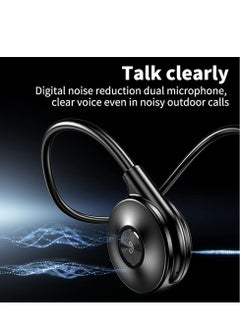 KASTWAVE Bone Conduction Headphones, Open Ear Waterproof Bluetooth Bone Conduction Earbuds, Ear Painless Long Battery Life for Sports, Working, Driving, White  - Image 5