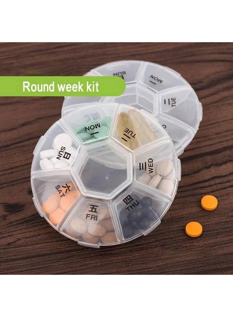 إيزي لايف منظم طبي للتذكير بحبوب الدواء لمدة 7 أيام، خالٍ من مادة BPA - Image 3