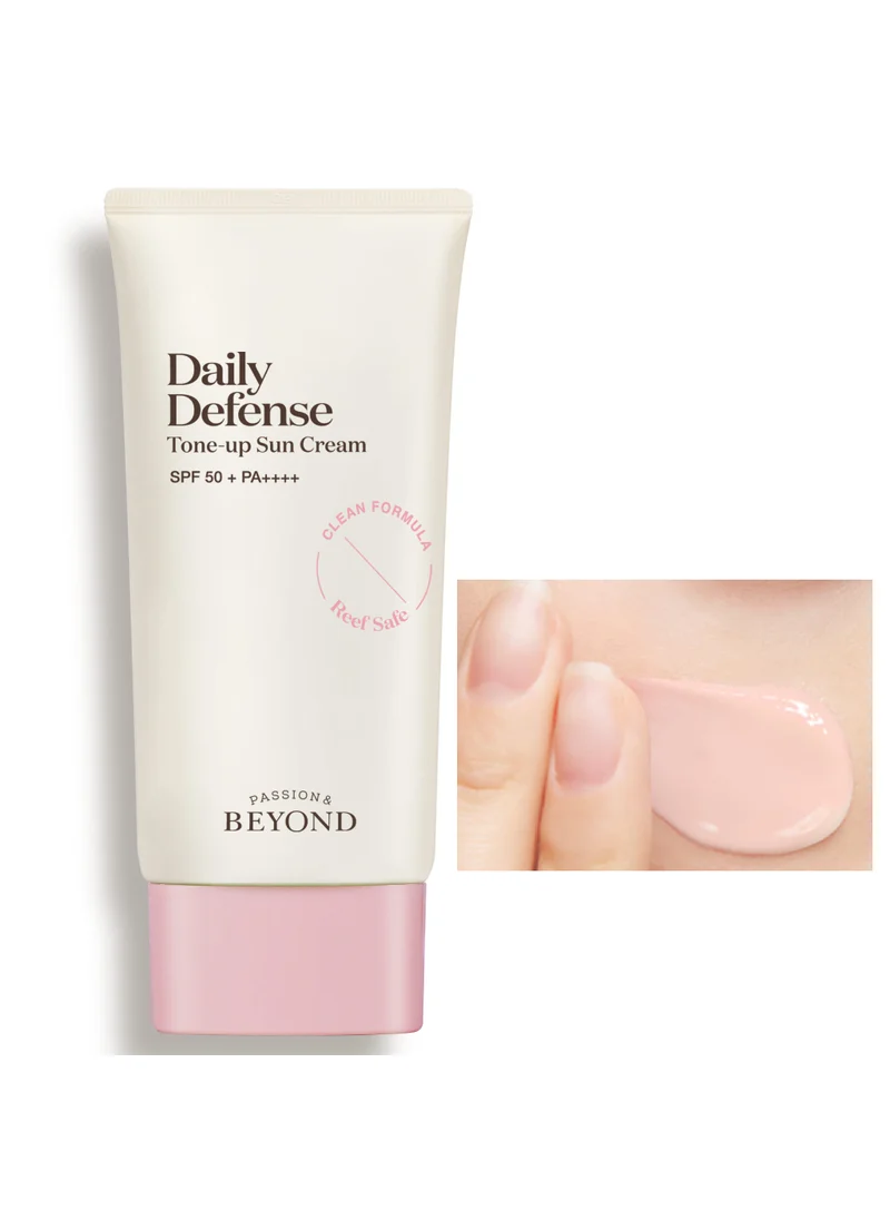 ذا فيس شوب BEYOND Daily Defense Toneup Sun Cream 50