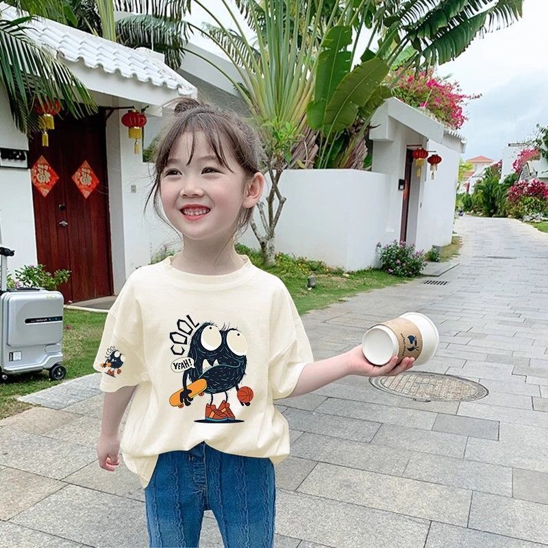2025 Summer Style Short-Sleeved T-Shirt For Women, Loose, Slim, Casual, Half-Sleeved, Round Neck, Printed, Versatile Short-Sleeved - Image 4