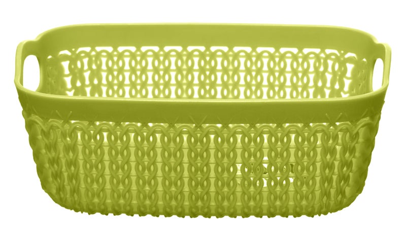 Tamara Large Rectangle Basket 24Cm - Green