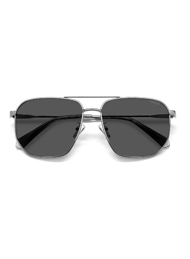 Polaroid  Men's UV Protection Sunglasses Pld 4141/G/S/X Dark Ruthenium 51 - Lens Size: 59 Mm for Men | Best Price UAE