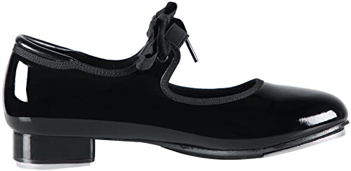Linodes Leather/Patent Tap Shoe for Girls and Boys (Toddler/Little Kid/Big Kid)-Black-12.5M-Little Kid - Image 5