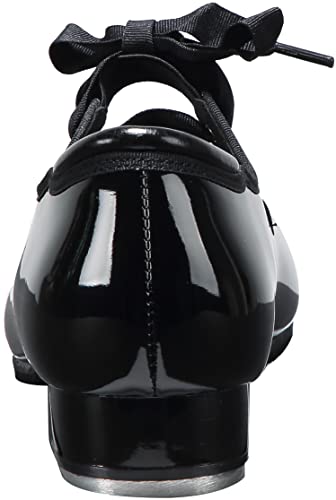 Linodes Leather/Patent Tap Shoe for Girls and Boys (Toddler/Little Kid/Big Kid)-Black-12.5M-Little Kid - Image 3