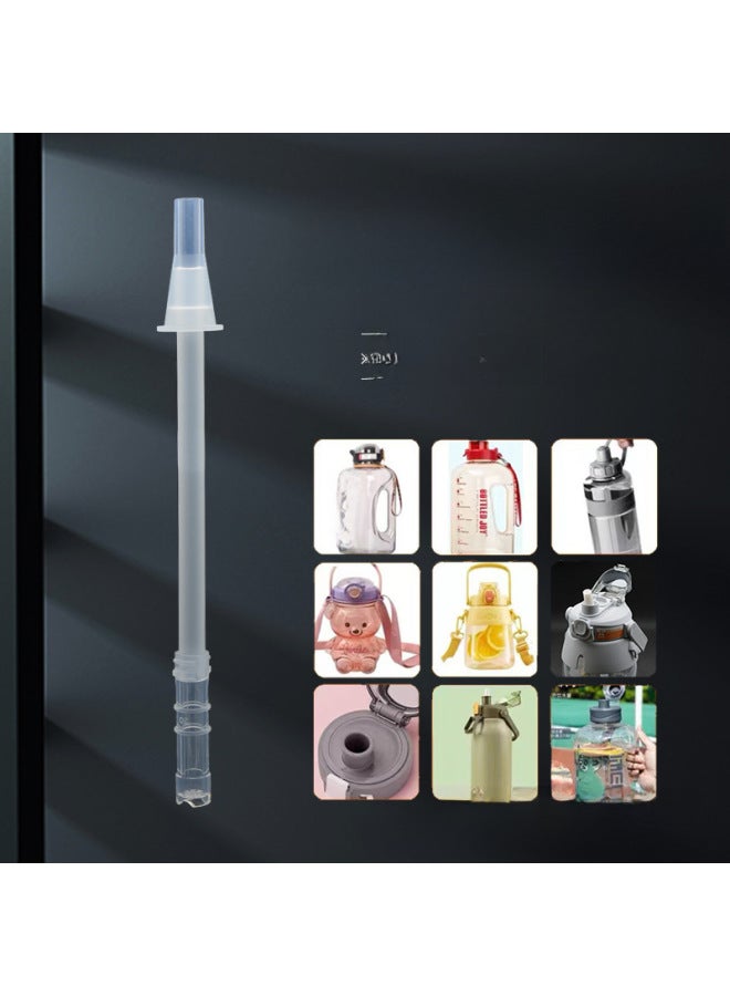 Big Belly Cup Straw Accessories Special Insulation Water Cup Silicone Space Cup Direct Drinking Auxiliary Cup Super Long-Color:Anti-edge PP Nozzle Head 210  - Image 5