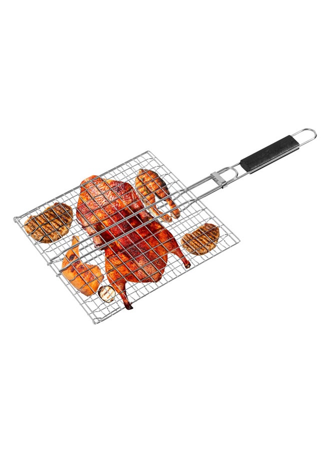 AL SANIDI Stainless steel grill, Grill grates, Silver, Size 30*40 Cm  - Image 2
