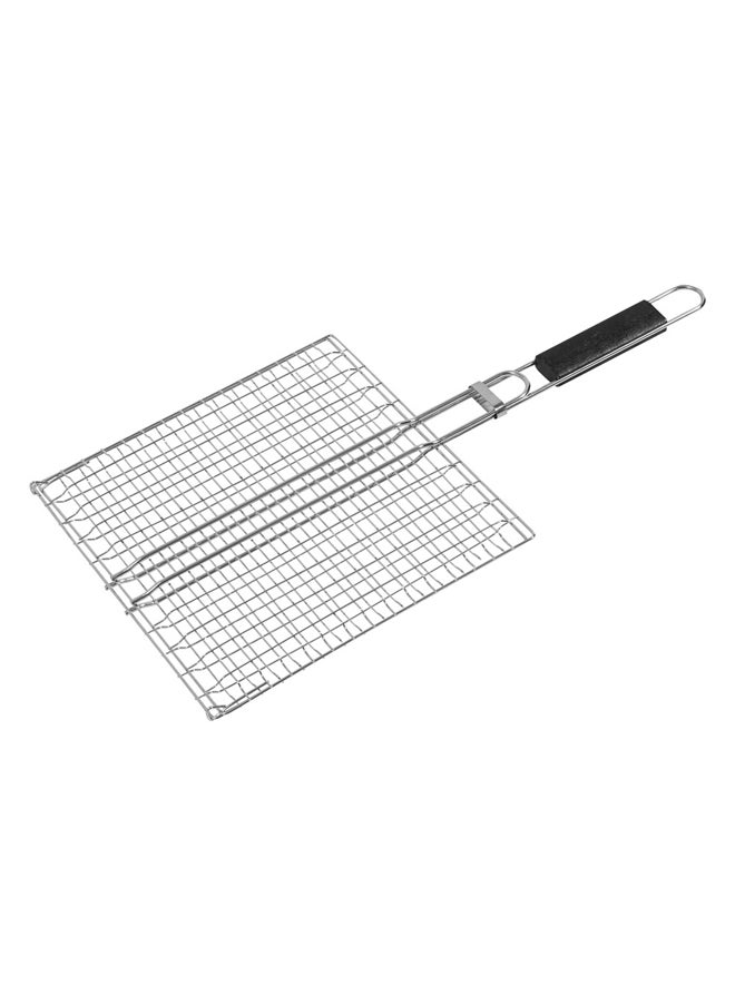 AL SANIDI Stainless steel grill, Grill grates, Silver, Size 30*40 Cm  - Image 1