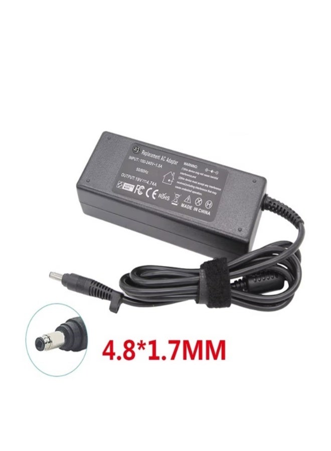 S.H Replacement Laptop Charger – Compatible with HP 19V 4.74A 90W 4.8×1.7mm