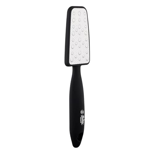 Beauté Secrets Foot Rasp Foot File and Callus remover. Foot care pedicure metal surface tool to remove hard skin. Can be Used on both wet and dry feet, Stainless steel file, Black - Image 2