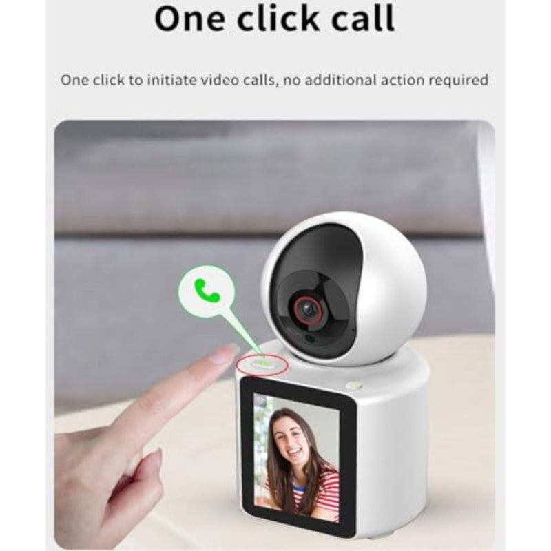 Security Camera for Home, 1080P HD WiFi Pet Dog Camera, Indoor Baby/Elder/Nanny Monitor with Phone App, 360° Smart Rotation, 2.8-Inch Screen - Image 5