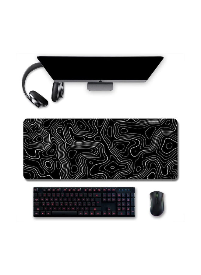 JZS Topographic Contour Gaming Mouse Pad, Large Gaming Mouse Pad, Waterproof Topographic Mouse Pads with Non-slip Rubber Base for Gaming, Office - Image 1