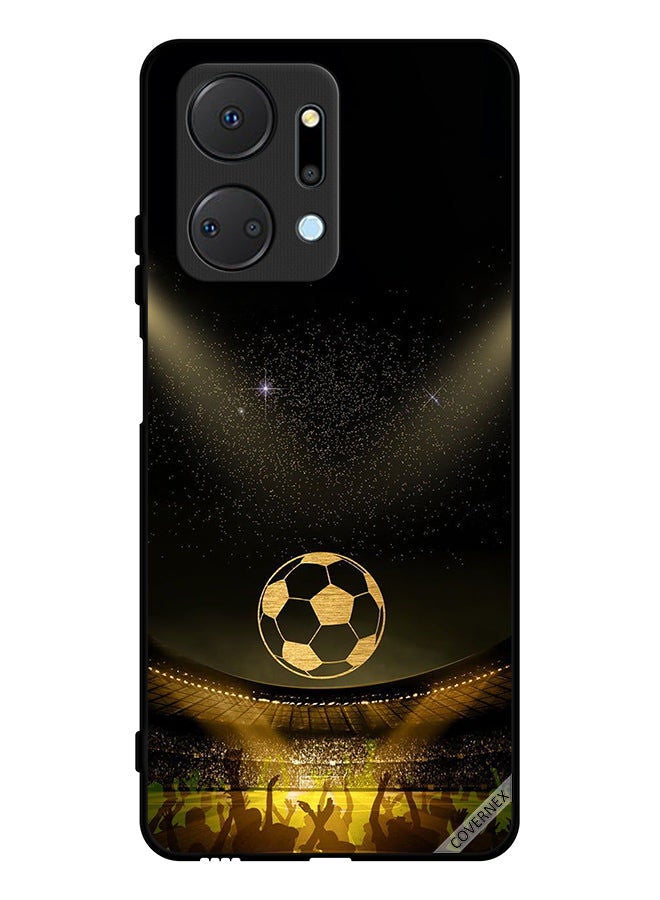 Covernex Protective Case Cover For Honor X7a Black Retro Football Movie Background - Image 1