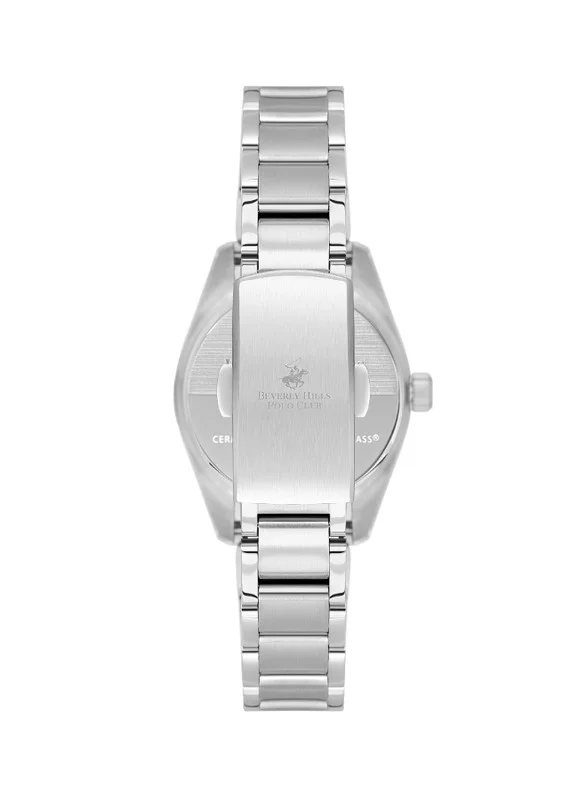 BEVERLY HILLS POLO CLUB Beverly Hills Polo Club BP3597X.380 Women Analog Display Watch & Metal Strap Silver