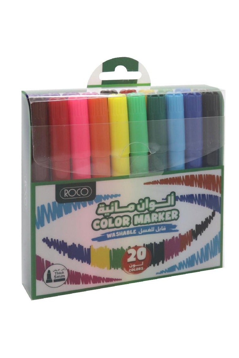 روكو قلم تحديد مائي رأس مستدير عريض - Image 1