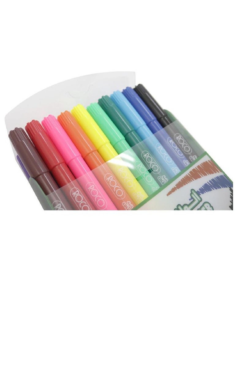 روكو قلم تحديد مائي رأس مستدير عريض - Image 2