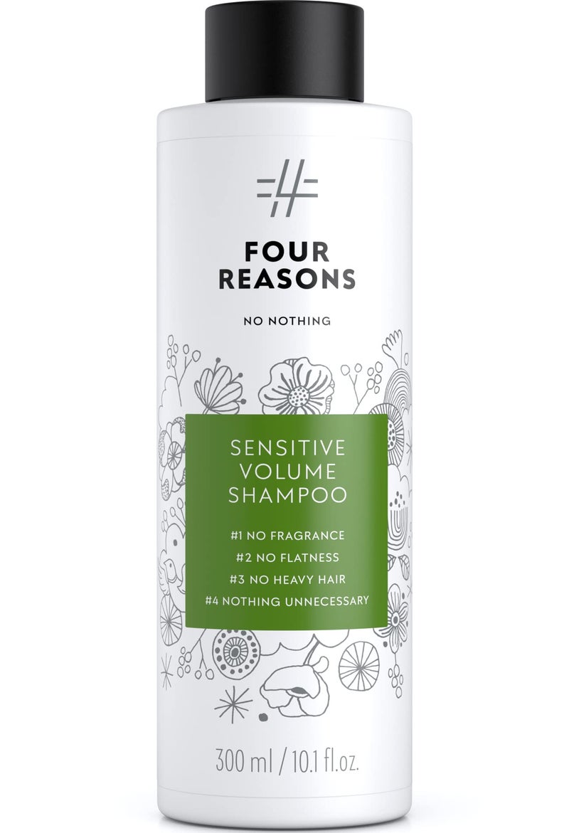 No nothing Sensitive Volumizing Shampoo - Fragrance Free - Hypoallergenic, Vegan, Paraben Free - Unscented Volume Shampoo for Sensitive Scalp and Skin â€“ 10.15 oz - Image 1