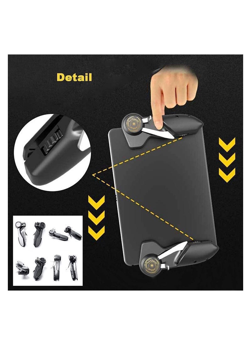 JAJEEK Tablet Game Joystick Trigger Handle 6 Finger L1R1 Shooter Fire Aim Button Controller for iPad Tablet PUBG Game Accessories - Image 5