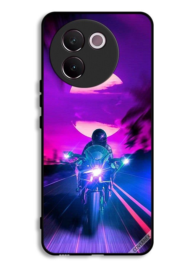 Covernex غطاء حماية Vivo V30e 5G مع صورة رجل على دراجة - Image 1