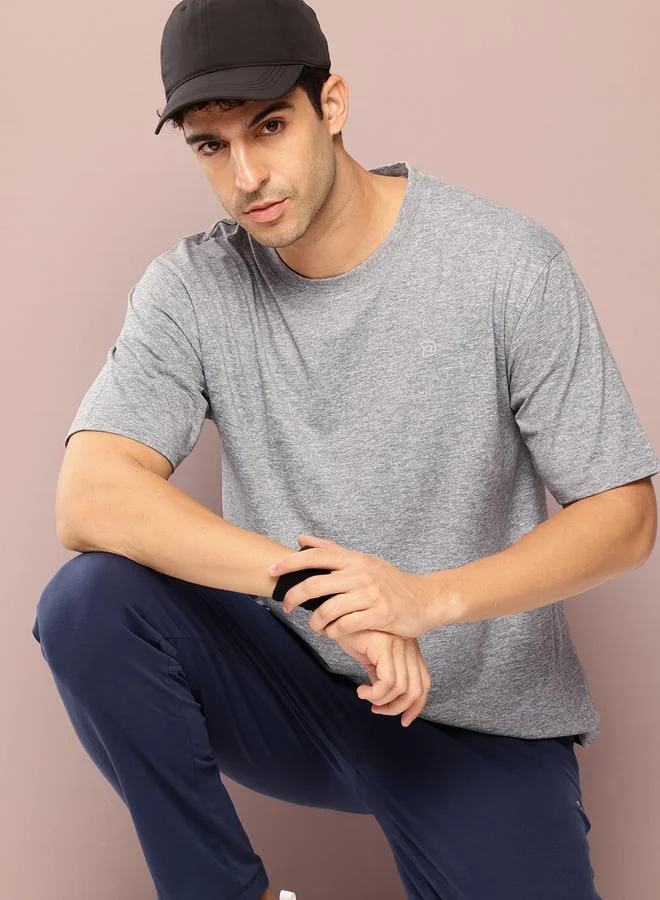 Dillinger Men Round Neck Oversized T-Shirt