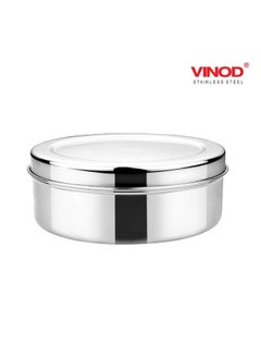 VINOD Vinod Stainless Steel Puri Dabba, Airtight Storage Containers - Pack of 4 (Capacity: 1200 ml, 1500 ml, 2100 ml, 2500 ml)  - Image 4