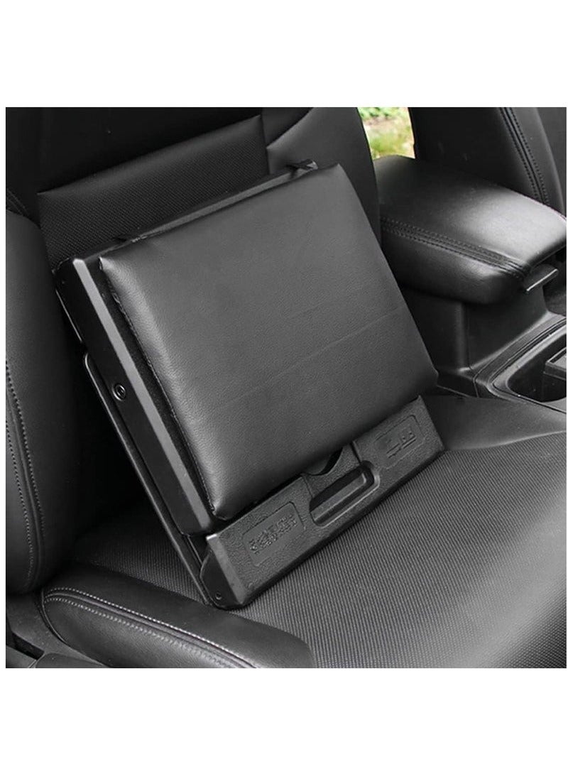 Generic Adjustable Home Office Footrests with Removable Soft Foot Rest Pad Max-Load 120Lbs with Massaging Beads for Car,Under Desk, Home, Train,4-Level Height Adjustment(black)  - Image 5