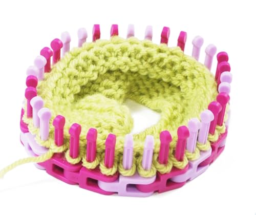 Authentic Knitting Board Flexee Loom Links Skinny, Small Gauge, for Thin Yarn, 48 Links, 96 pegs - Image 4