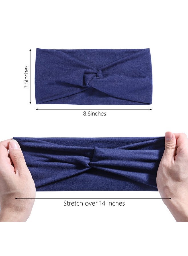 jollybows 16 قطعة أربطة رأس للنساء أربطة شعر مرنة لليوغا والجري تغليف شعر بدون انزلاق إكسسوارات شعر للفتيات - Image 3