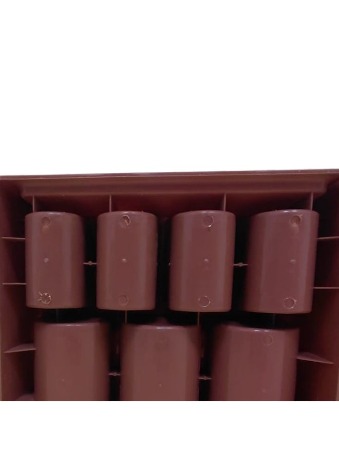 إس إن إتش طقم برطمانات توابل مع حامل | طقم أوعية ماسالا من تيست ميكر بأغطية ومقابض محكمة الإغلاق | رف منظم توابل متعدد الاستخدامات من 7 قطع لتخزين المطبخ | دبّة ماسالا كبيرة للتوابل والبقوليات والبهارات | حامل برطمانات بلاستيكي للاستخدام على أسطح العمل والخزائن - Image 5