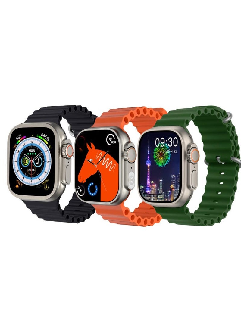 Generic - QS8 Ultra SmartWatch with 2.2 inch screen supports all Android and ios devices - Image 1