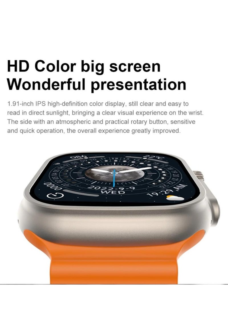 Generic - QS8 Ultra SmartWatch with 2.2 inch screen supports all Android and ios devices - Image 1