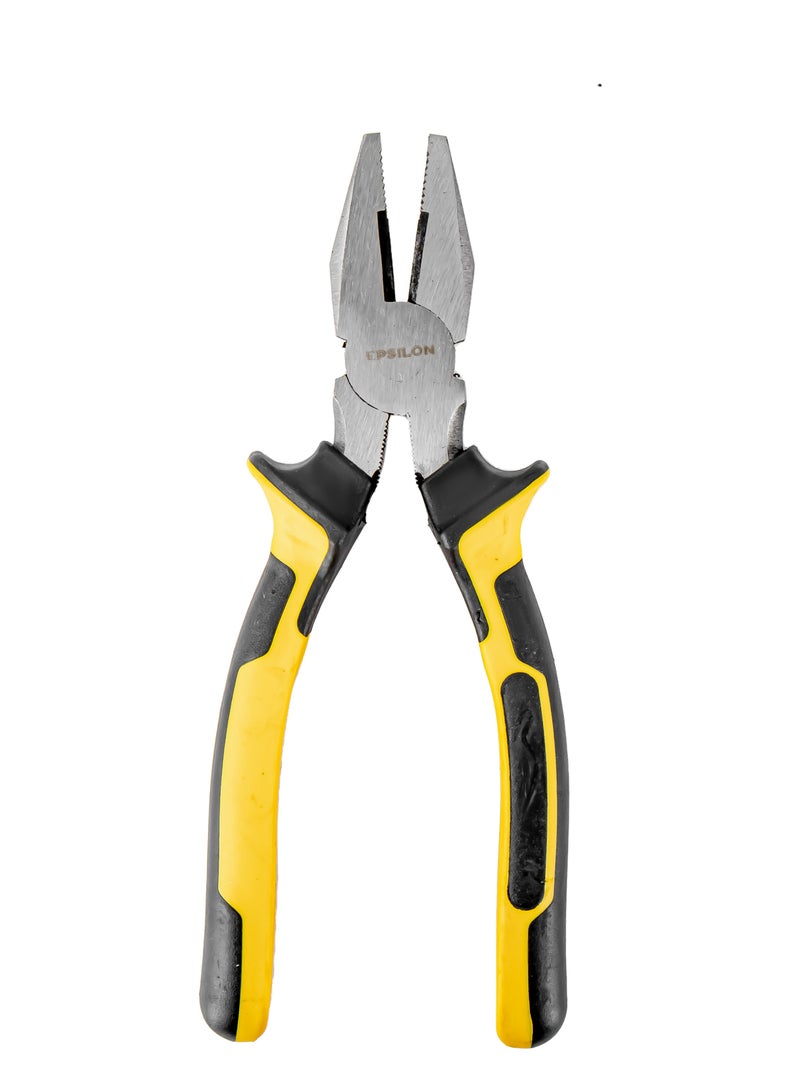 Epsilon Epsilon 8" Linesman Plier- ET1186/ Drop Forged and Heat Treated with Double Injected Heavy-Duty Grip  - Image 1