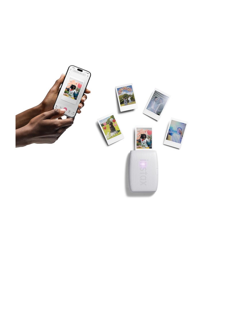 FUJIFILM - Instax Mini Link 3 Smartphone Printer - Clay White - Image 1