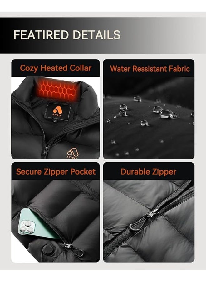 Women's thermal vest with rechargeable battery – lightweight warming jacket ideal for winter and gifts - Image 5
