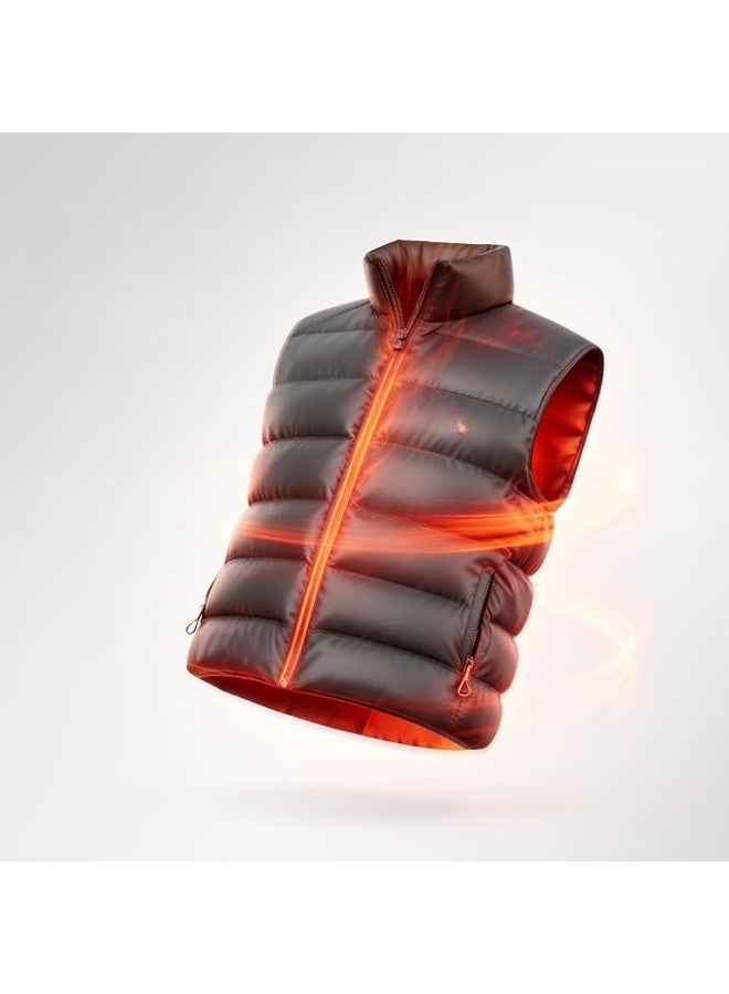 Women's thermal vest with rechargeable battery – lightweight warming jacket ideal for winter and gifts - Image 2