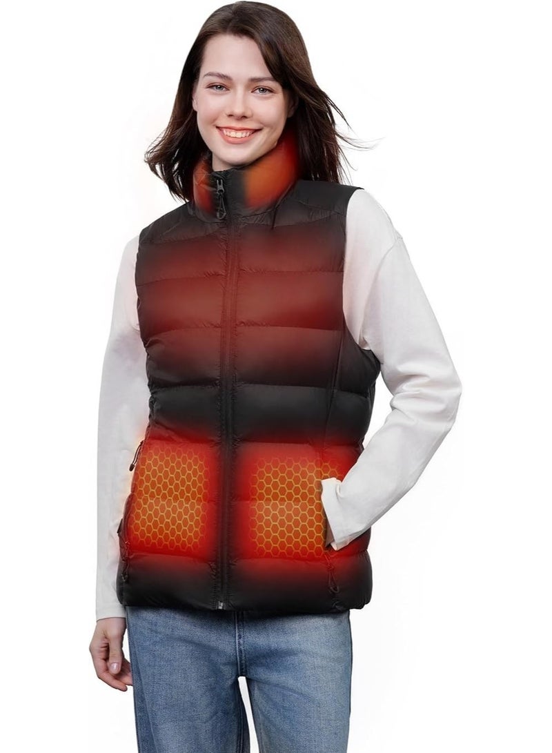 Women's thermal vest with rechargeable battery – lightweight warming jacket ideal for winter and gifts - Image 1