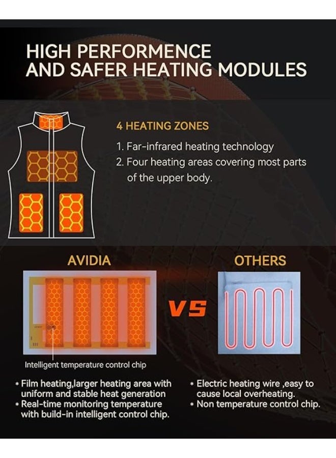 Women's thermal vest with rechargeable battery – lightweight warming jacket ideal for winter and gifts - Image 3