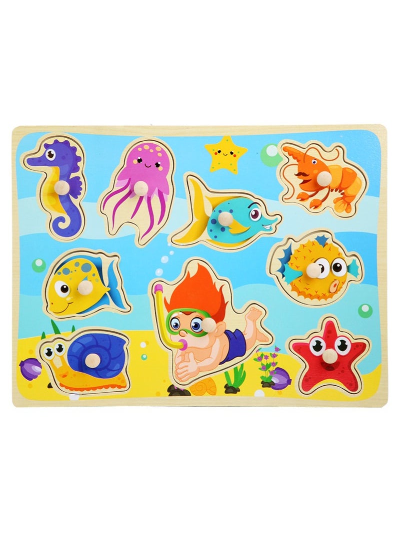 Factory Price Scarlett Wooden Pegged Puzzle - Design C